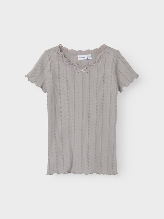 NMFFREDA T-Shirts & Tops - Opal Gray