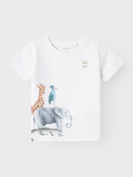 NMMJASO T-Shirts & Tops - Bright White