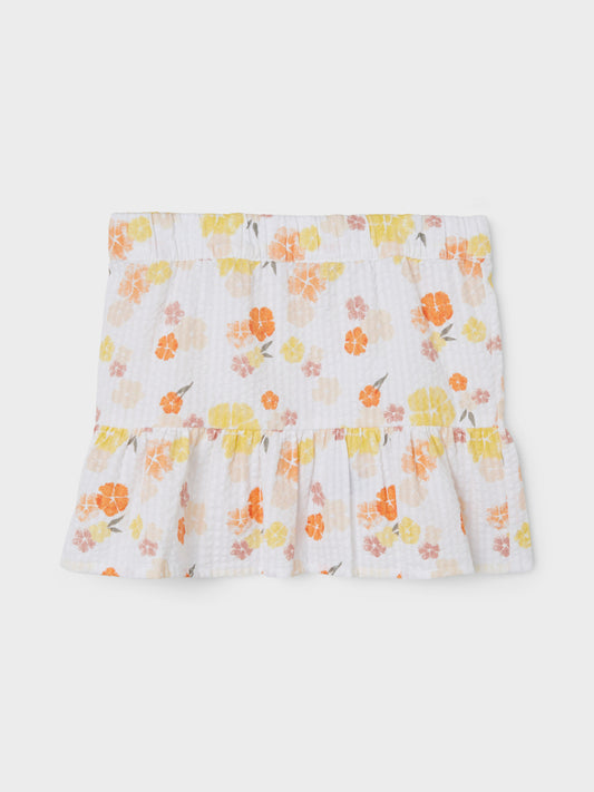 NMFHIFLOWER Skirts - Bright White