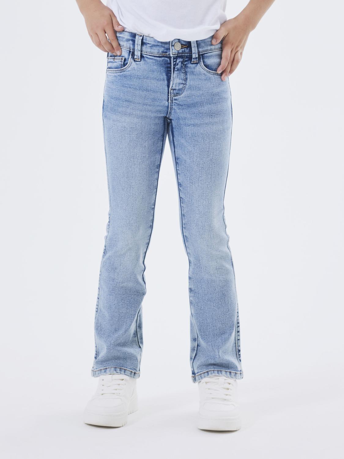 NKFPOLLY Jeans - Light Blue Denim