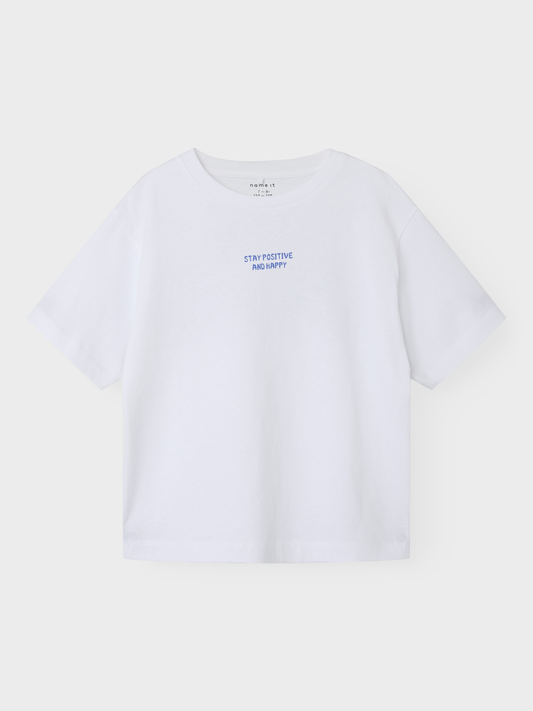 NKFFRIMIA T-Shirts & Tops - Bright White